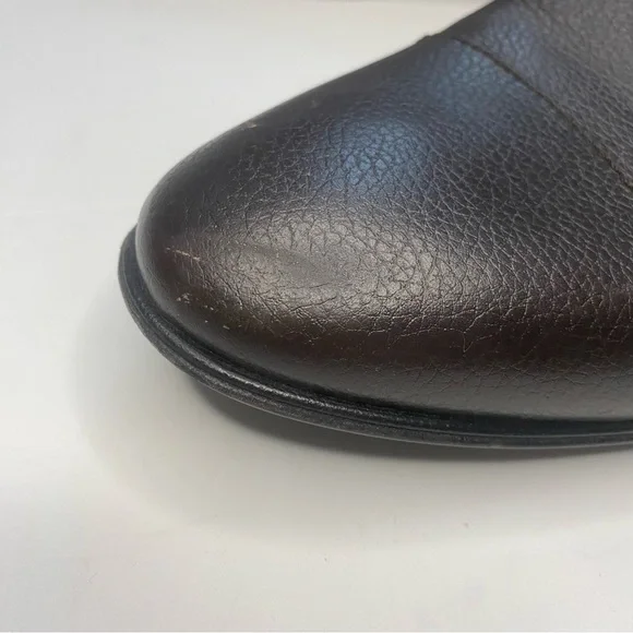 Gucci Dark Brown Calf Leather Oxford Loafers Men’s 11 Dress Shoes